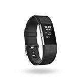 Fitbit Charge 2 Wireless Activity Tracker and Sleep Wristband (Large, Black/Silver)