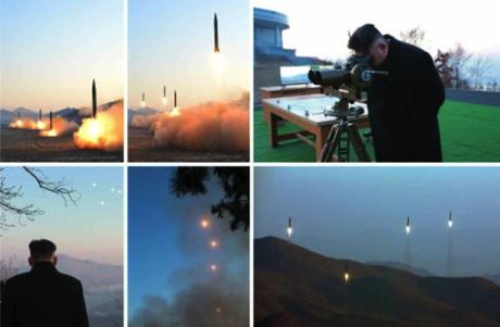 Kim Jong Un Supervises Missile Drill