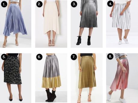 8 of the best pleated midi skirts