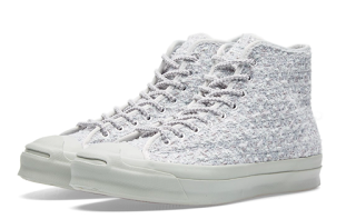 The Season For Tweed:  Converse Jack Purcell Signature Mid Bunney Sneaker