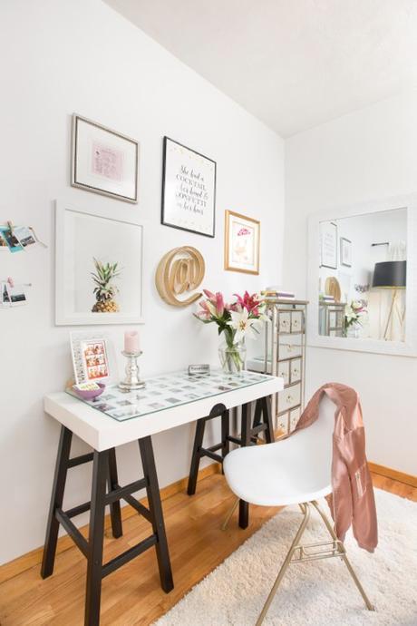 Teen Blogger Alexa Curtis' Apartment Makeover - Work Space