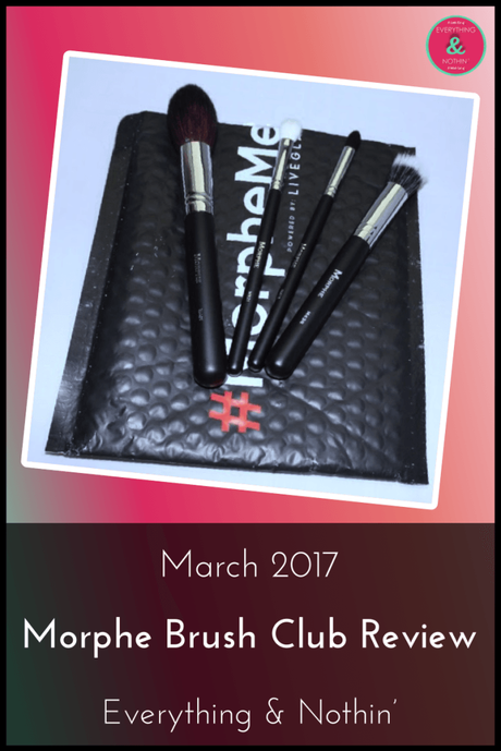 March 2017 Morphe Brush Club Review