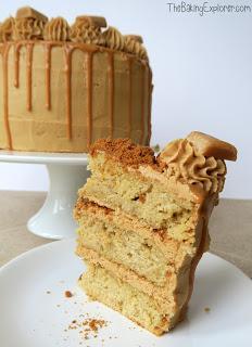 Biscoff & Banana Cake with Caramel Drizzle