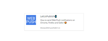 How to send Web Push notifications on Chrome, Firefox and Safari