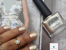 Nails Nykaa Champagne Gold from Rush Collection