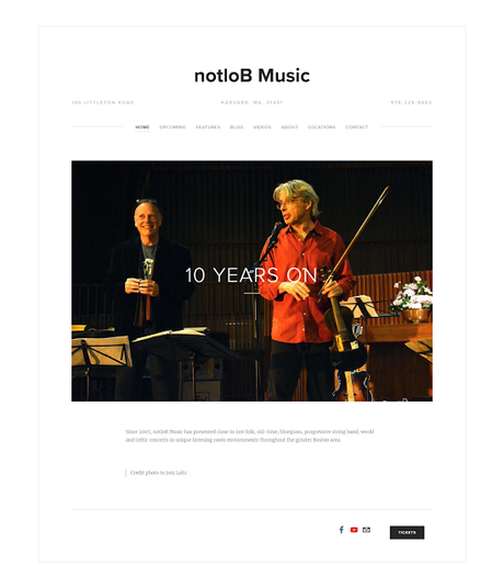 notloB Music's new website is alive!