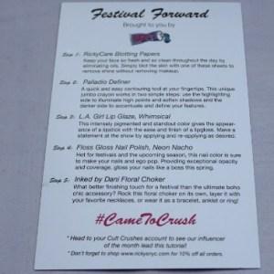 March 2017 Cult Crushes Box Review March 2017 Cult Crushes Box Review