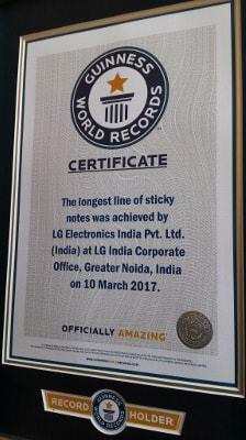 LG’s #KarSalaam salute to Indian soldiers wins a Guinness World Record