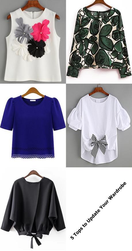 5 Incredibly Lovely Tops to Update Your Wardrobe.