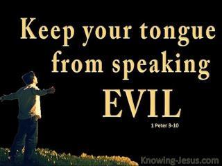 Evil Speaking Of The Lord's Anointed
