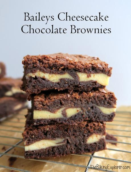 Baileys Cheesecake Chocolate Brownies