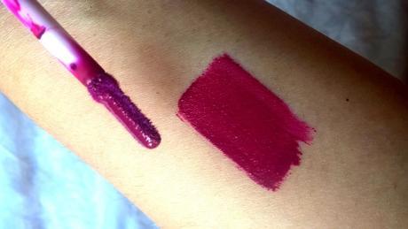 Sugar Smudge Me Not Liquid Lipstick In shade 08 Wine and Shine Review
