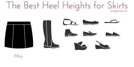 How to Choose the Best Heel Heights with Skirts