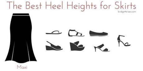 How to Choose the Best Heel Heights with Skirts