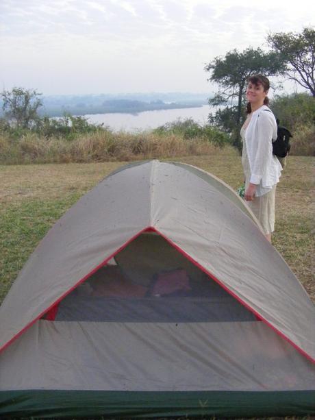 Early morning mist River Nile, Shoebill Camp, Murchison
