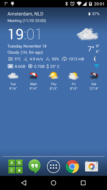 Transparent clock weather Pro v0.99.02.29 APK