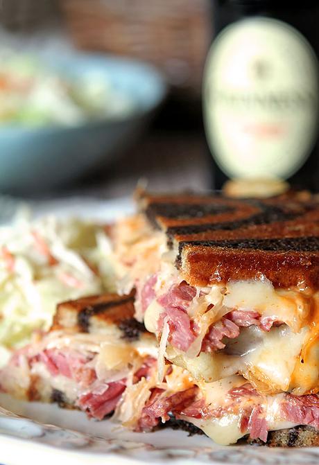 Homemade Reuben Sandwiches with Pressure Cooker Corned Beef