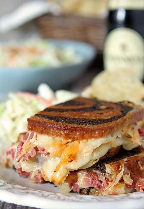 Homemade Reuben Sandwiches with Pressure Cooker Corned Beef