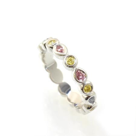 Cokitty Custom Fancy Colored Diamond Ring