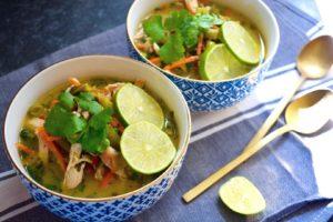 Healthy Recipe: Spicy Thai Chicken Soup