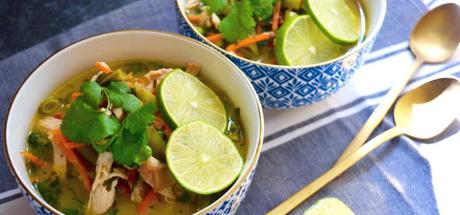 Healthy Recipe: Spicy Thai Chicken Soup