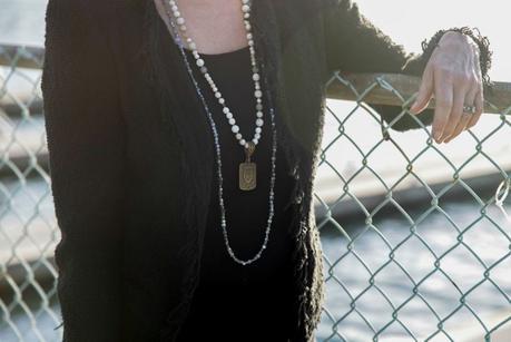 French Kande layering necklace