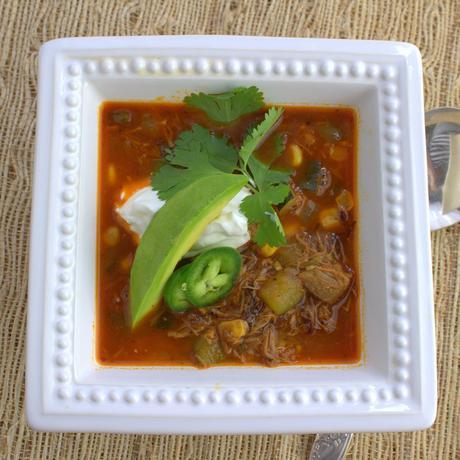 Sopa Poblana #SoupSwappers Sopa Poblana