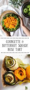 Vegan Courgette and Butternut Squash Rose Tart (1)