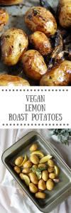 Vegan Lemon Roast Potatoes