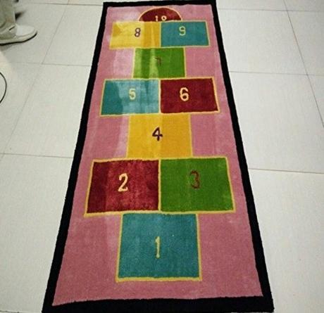 Hopscotch Themed Rug by Jianhua