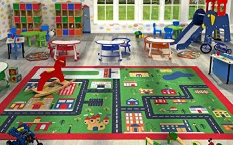 Large Kids Play Rug by FunkyBuys