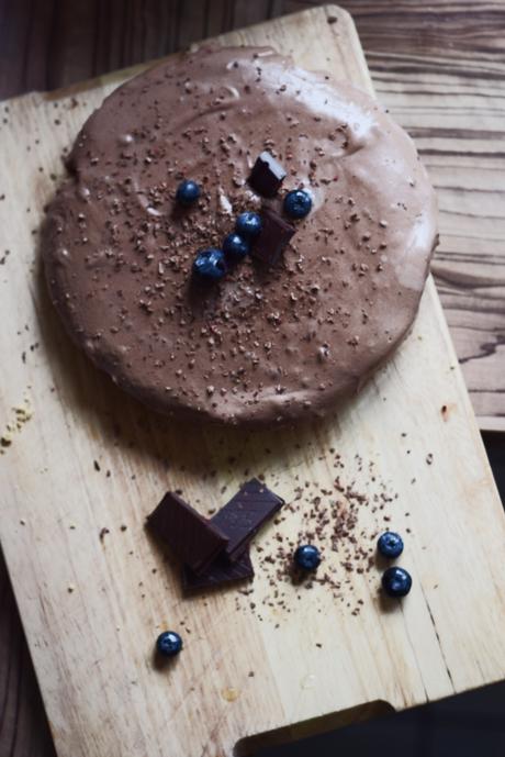 A Dark Chocolate + Raspberry Cheesecake Recipe