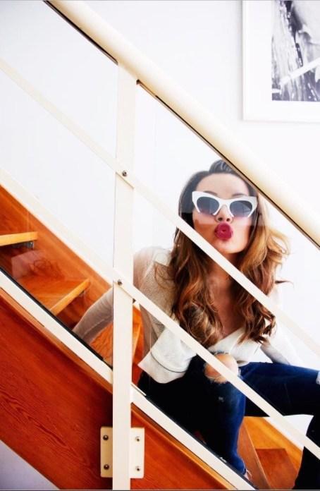 Justyna Przybylowska Self Portrait On Stairs