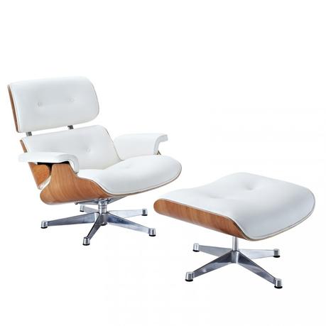 White Eames Lounge Chair