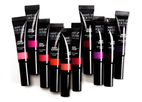 Review/Swatches: Make Up For Ever Artist Acrylip Lip Paint