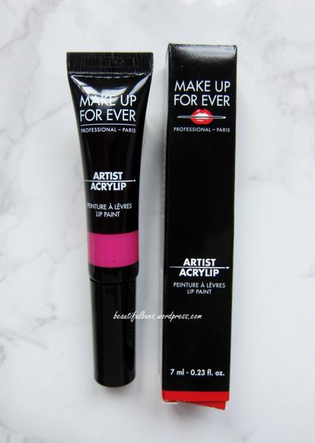 Review/Swatches: Make Up For Ever Artist Acrylip Lip Paint