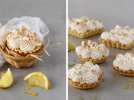 The Secret to Non-Weep Meringue and  Lemon Curd Tartlets