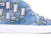 Canvas Cobbler: Toro Katherine Bernhardt Dust Blue Leather Smartphone Chukka