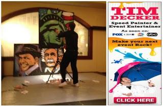 Fun With Speed Painter and Event Entertainer Tim Decker