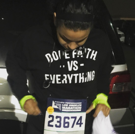 Jordin Sparks Quotes Isaiah 40:31 As She Competes In L.A. Marathon