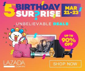 FREE Shipping to CALABARZON on Lazada's 5th Birthday Sale