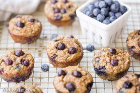 Paleo Banana Blueberry Muffins