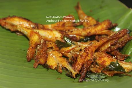 Nethili Meen Varuval/ Netholi Fish Fry/ Spicy Anchovies fry