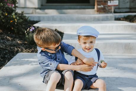 on getting dressed and keeping our sanity. Janie and Jack-6