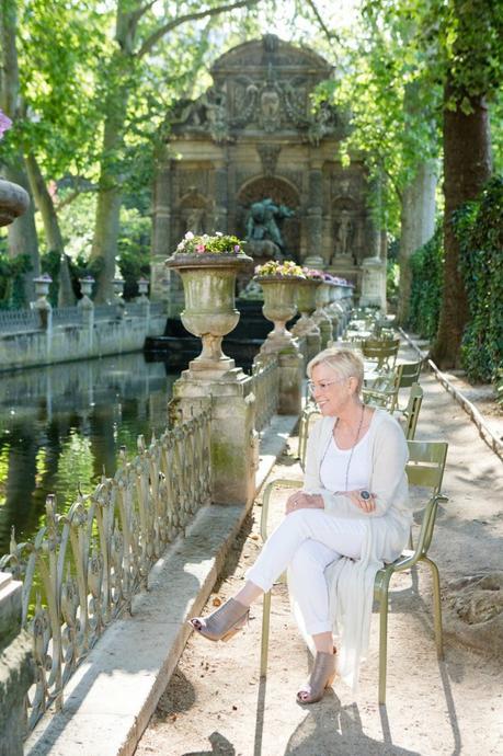 morning in Jardin du Luxembourg Paris