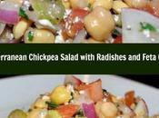 Mediterranean Chickpea Salad with Radishes Feta Cheese