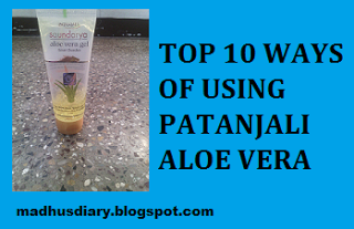 ways to use patanjali aloe vera gel