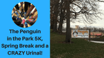 The Penguin in the Park 5K, Spring Break and a CRAZY Urinal!