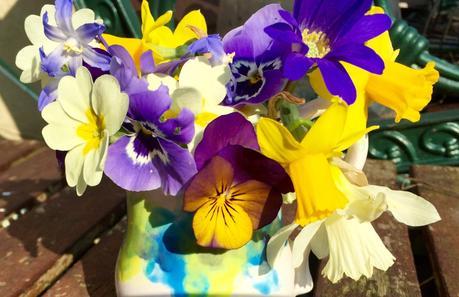 In a Vase on Monday – A Spring Posy