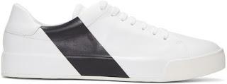 The Right Stripe For White:  Moncler Remi Sneakers
